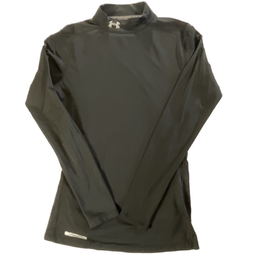 Under Armour Cold Gear Black Long Sleeve Mock Turtleneck Size Small
